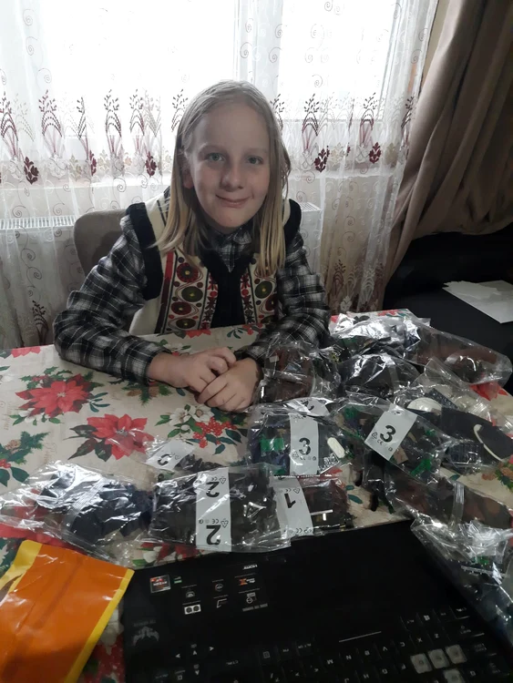 Construcțiile LEGO sunt printre pasiunile sale  FOTO: arhiva personală