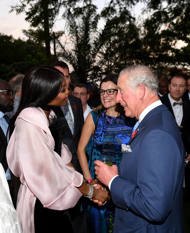 Prințul Charles şi Naomi Campbell s-au întâlnit la o recepţie în Nigeria