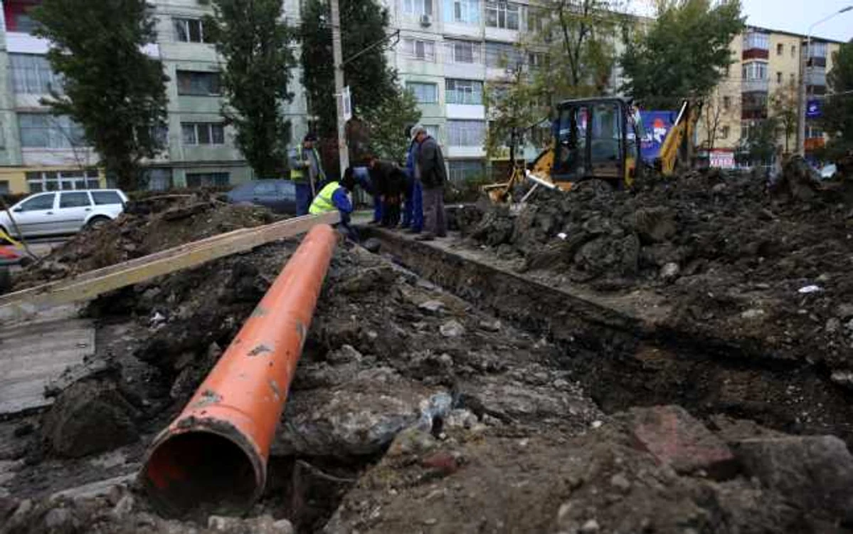 Lucrările la conducta din Floreşti trebuie terminate până diseară
