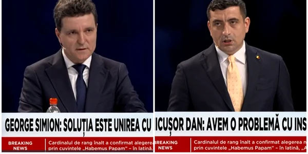 nicusor dan george simion dezbatere euronews 