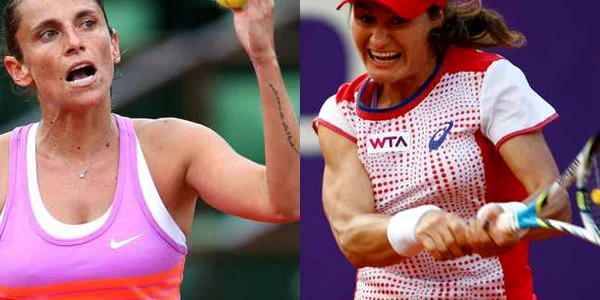 Roberta Vinci Monica Niculescu colaj FOTO AP/David Muntean