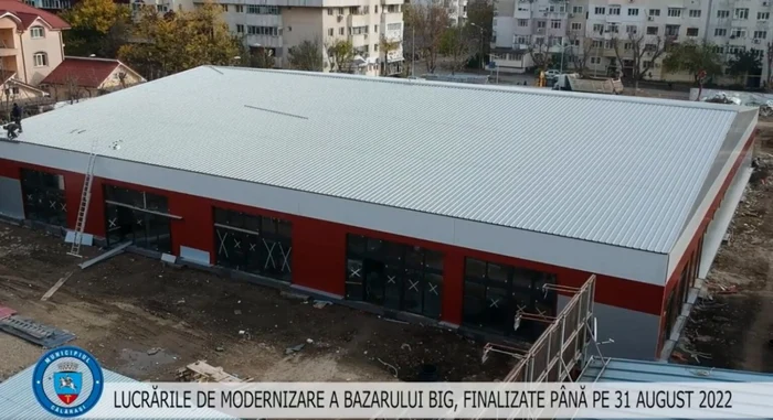 Bazarul Big va fi dat în folosinţă în august 2022 FOTO Facebook/M.D.