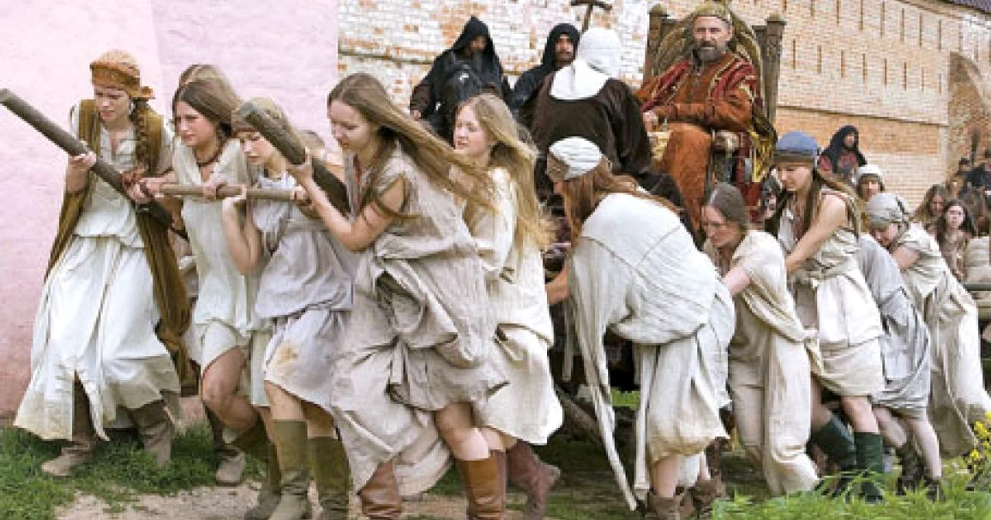 Secvenţă din filmul „Ţarul“, de Pavel Lunghin