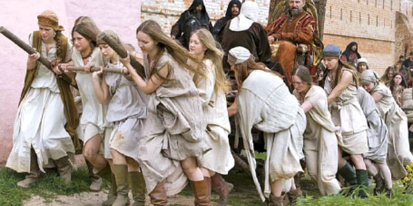Secvenţă din filmul „Ţarul“, de Pavel Lunghin