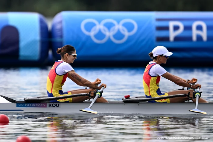 Gianina van Groningen și Ionela Cozmiuc sunt favorite la dublu vâsle, categoria ușoară. Foto COSR
