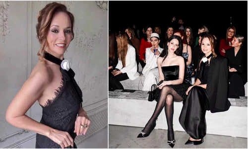 Andreea Marin și fiica sa, Violeta Bănică, la Bucharest Fashion Week 2025   Instagram  (1) jpg