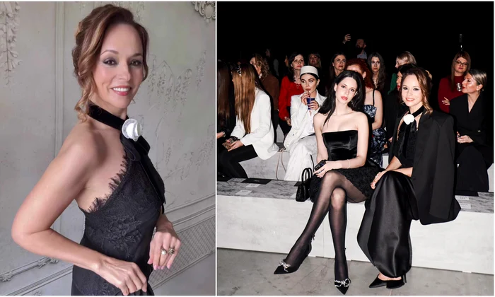 Andreea Marin și fiica sa, Violeta Bănică, la Bucharest Fashion Week 2025   Instagram  (1) jpg