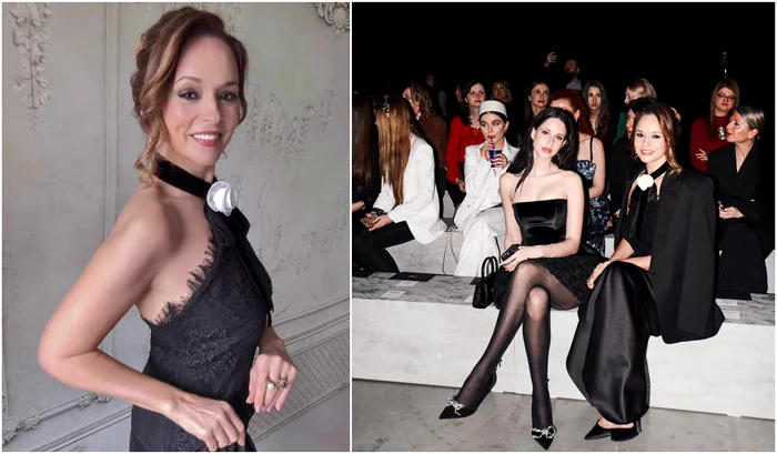 Andreea Marin și fiica sa, Violeta Bănică, la Bucharest Fashion Week 2025 Instagram (1) jpg