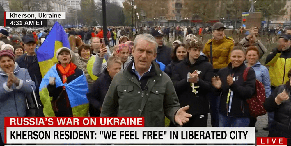 Jurnaliștii de la CNN și Sky News au rămas fără acreditări după ce au relatat din Herson fără aprobare