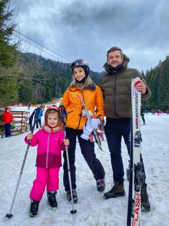 Viorel Sipoș, fericit cu fetele lui