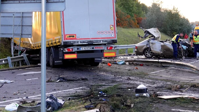 Accident în Ungaria FOTO Blikk