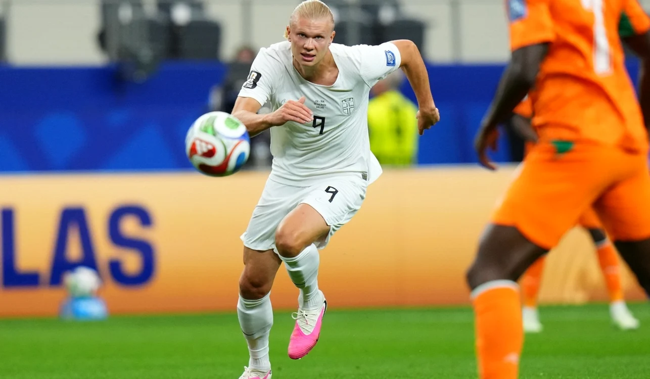 Erling Haaland, pe val la primul său Mondial (FOTO: EPA)