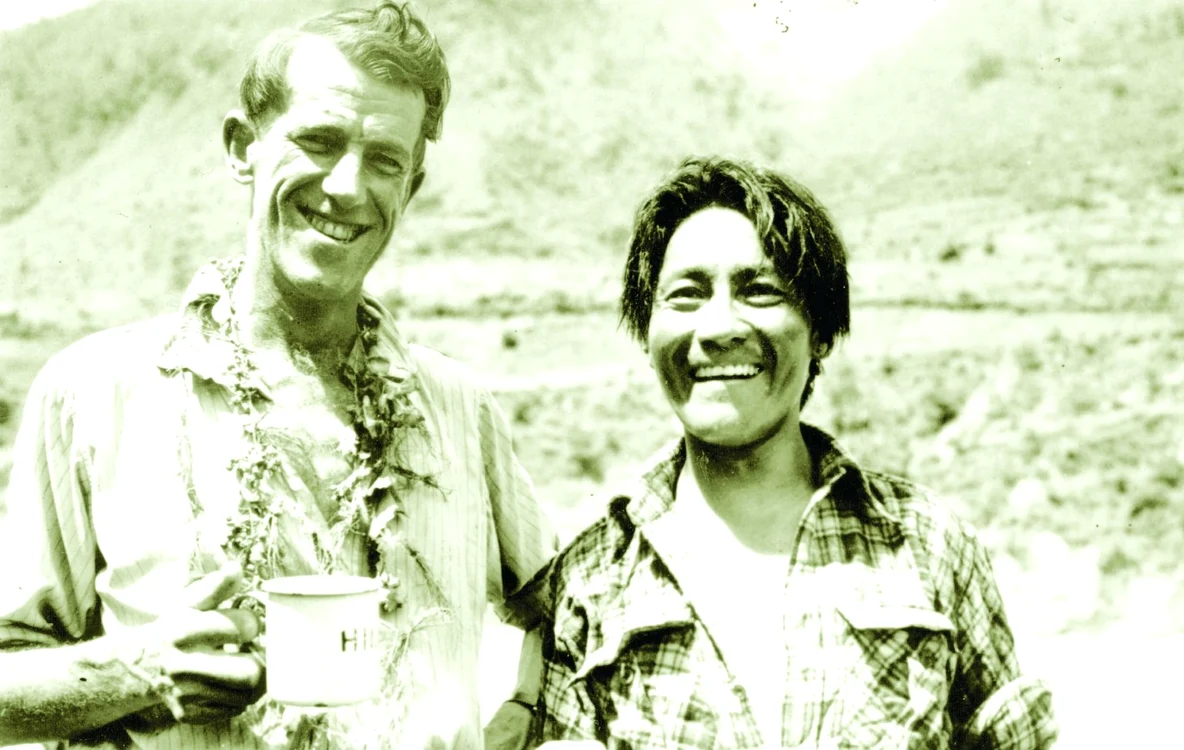 Sir Edmund Hillary și șerpașul Tenzing Norgay/FOTO: Getty Images
