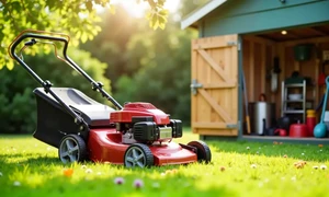 Magazia de unelte de grădinărit Foto Myrddin Garden Machinery jpg