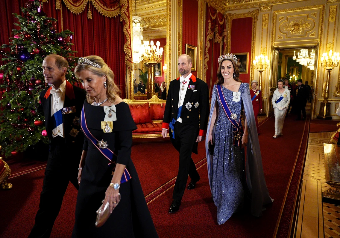 Kate, William, Charles, Camilla la banchetul de stat organizat la Castelul Windsor în cinstea președintelui german Frank Walter Steinmeier și a soției acestuia, Elke Buedenbender, Profimedia (5) jpg