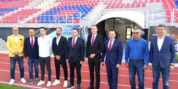 Noul staff al Chindiei Târgoviște. FOTO Facebook