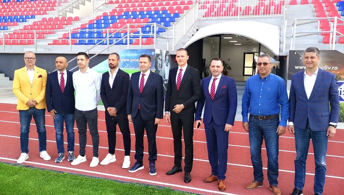 Noul staff al Chindiei Târgoviște. FOTO Facebook