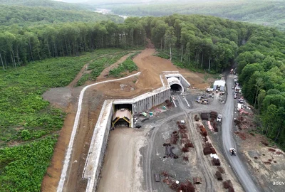Șantier Autostrada Lugoj Deva, secțiunea Margina Holdea, cu tuneluri, mai 2026 Foto Danirl Guță ADEVĂRUL (14) jpg