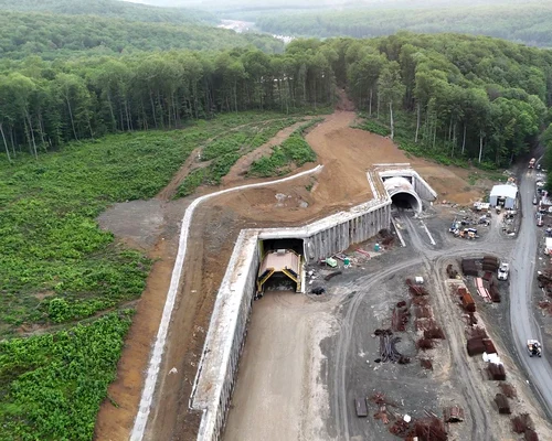 Șantier Autostrada Lugoj Deva, secțiunea Margina Holdea, cu tuneluri, mai 2026  Foto Danirl Guță ADEVĂRUL (14) jpg