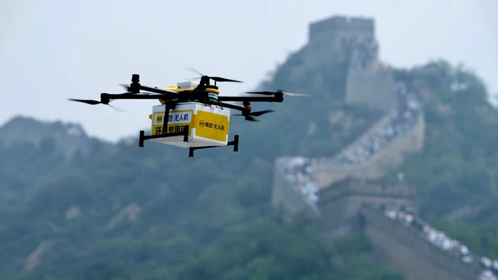 Dronele livrează mâncare în China / foto: Getty Images