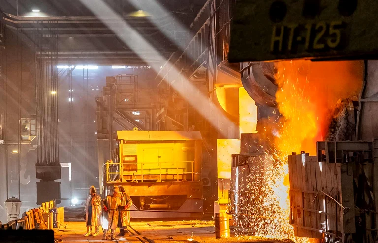 Combinatul siderurgic Galați FOTO: Liberty