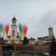 focuri tricolore Alba Iulia captură video Alba24 jpg