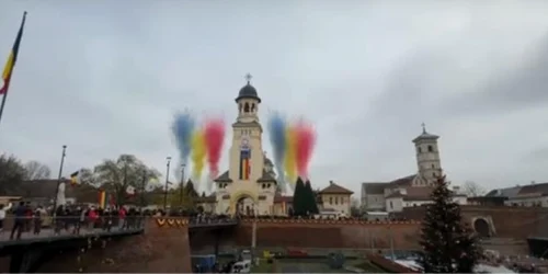 focuri tricolore Alba Iulia captură video Alba24 jpg