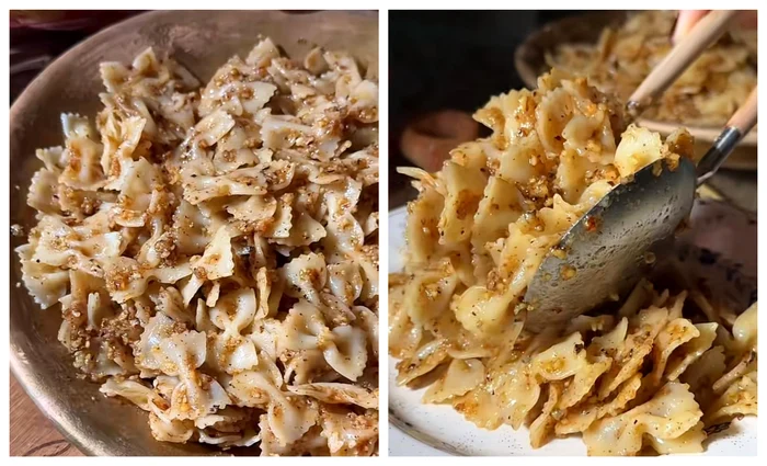 Paste cu nucă și scorțișoară, rețeta care a cucerit internetul / FOTO: Colaj captură video TikTok