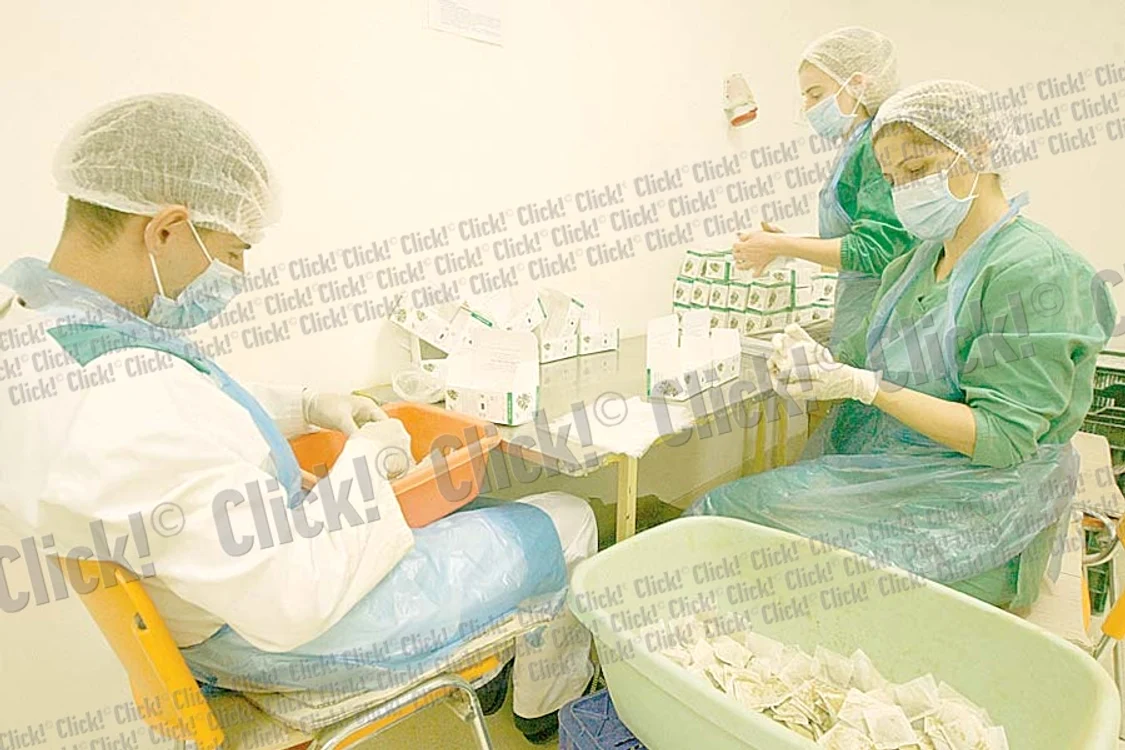 Cum se fabrică produsele pentru gripă (Fotografii: Dorin Constanda)