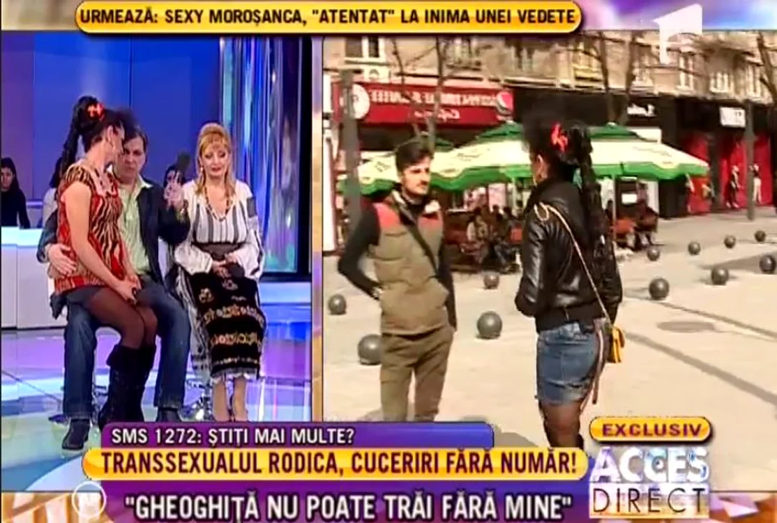
    Interpreta de muzică populară a luat pulsul străzilor din Bucureşti Foto Captură Acces Direct  