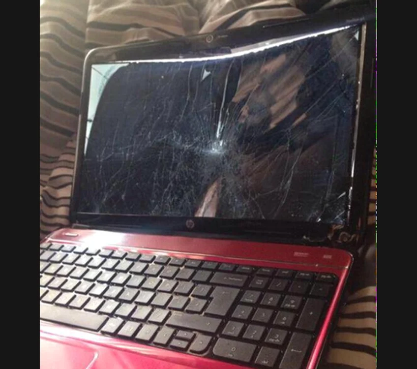 Bărbatul a recunscut că e mai uşor să îi spună mamei că ceva a căzut pe laptop