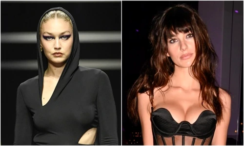 Gigi Hadid vs Camila Morrone la show ul Versace de la Milano Profimedia jpg