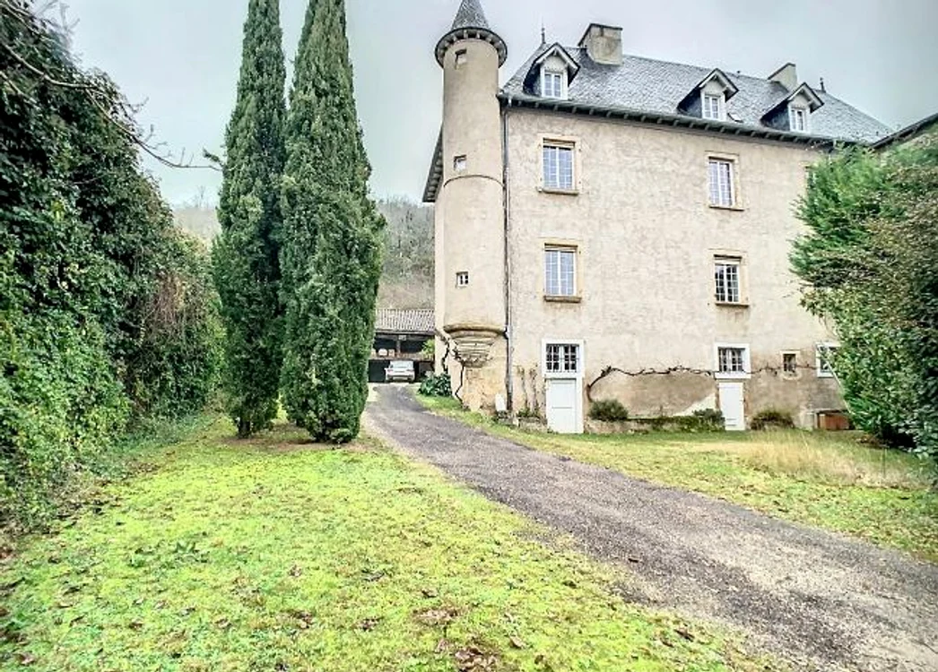 Superbul castel din secolul al XII-lea, dintr-o altă perspectivă. FOTO:  French-Property.com
