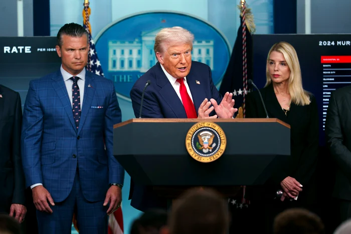 Donald Trump trimite Garda Națională la Washington FOTO EPA-EFE