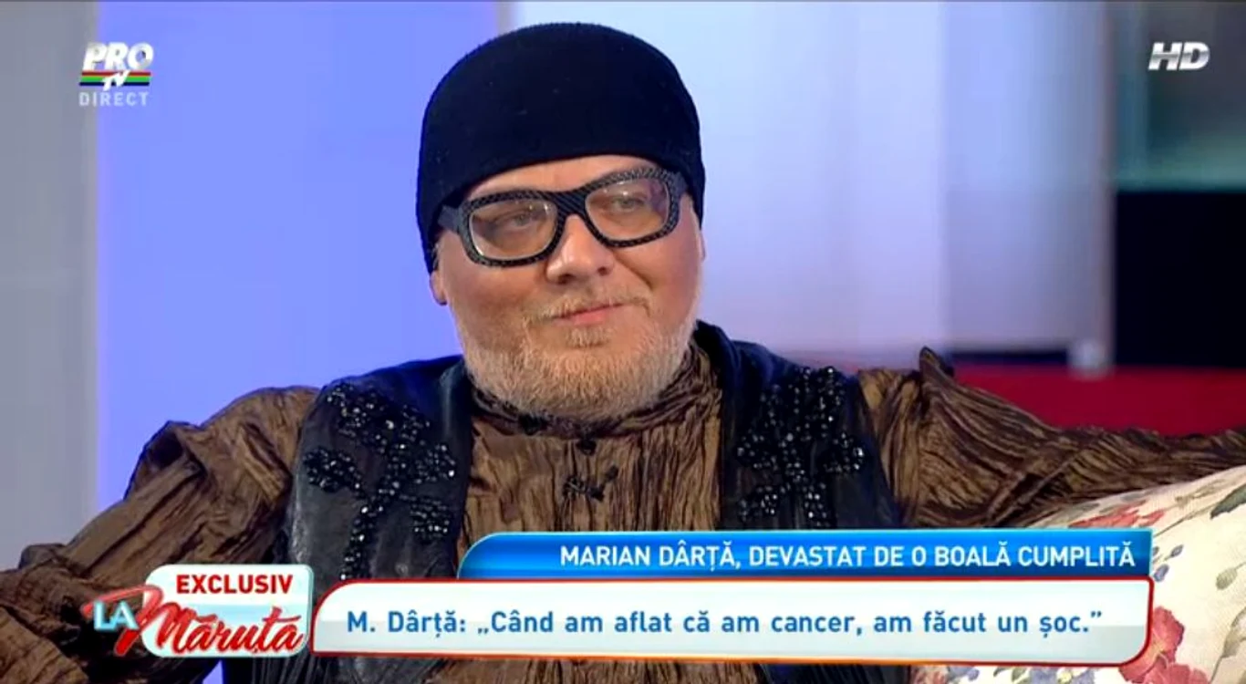 Marian Dârţă, devastat de boala de care suferă FOTO Pro TV