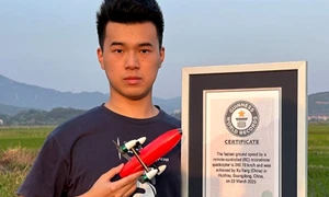 xu yang microdrona guinness world records jpg