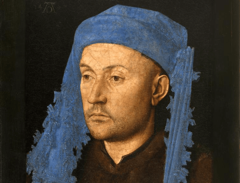 Pictura „Omul cu tichie albastră” de Jan van Eyck, adusă la București. Unde și pentru cât timp poate fi văzută