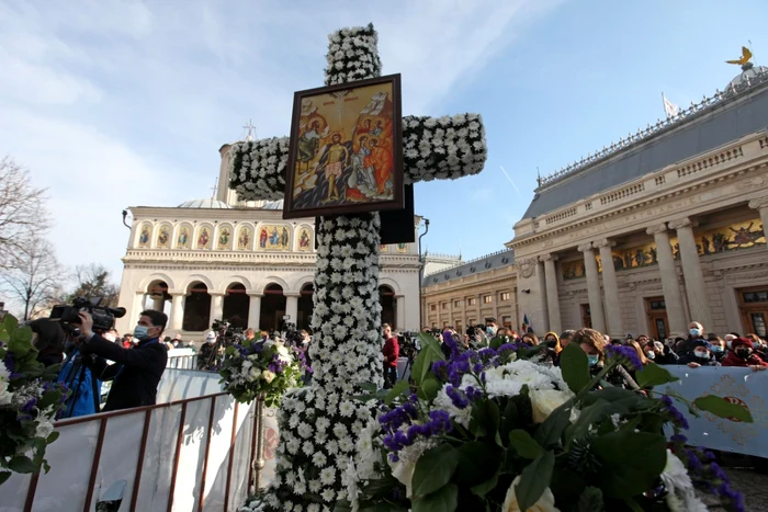 Slujba de Bobotează la Patriarhia Română - 6 ianuarie 2022. FOTO: Sever Gheorghe