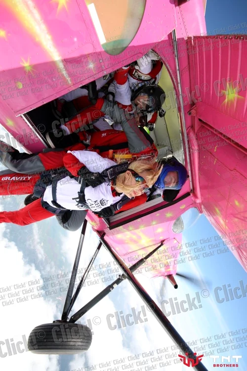 Elena Udrea a sărit cu paraşuta de 1 Mai.