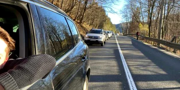 circulatie blocata pe dn1 sinaia 