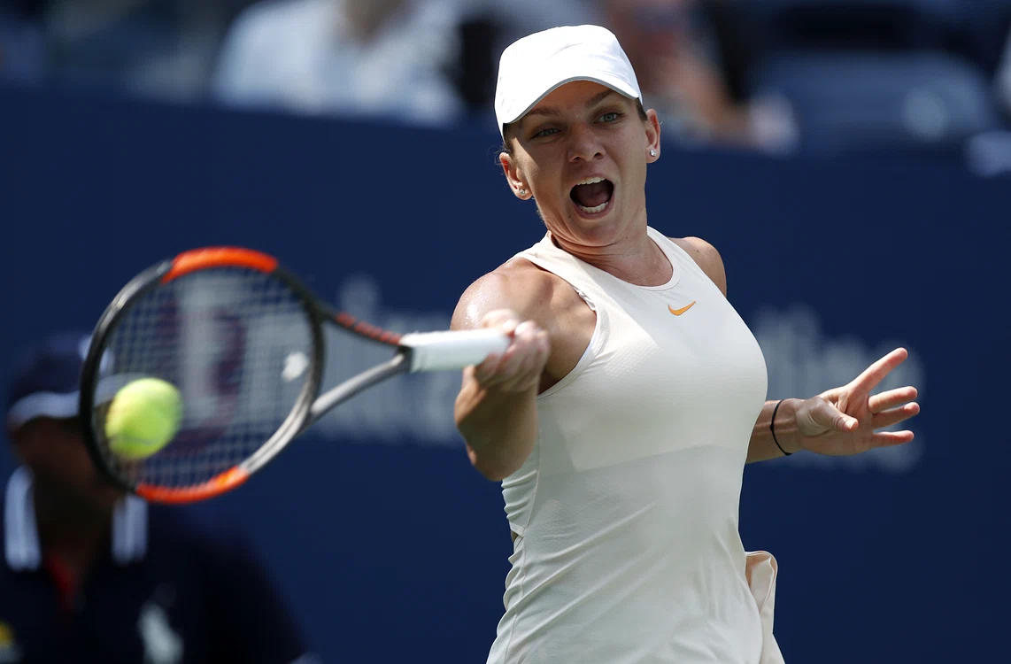 Simona Halep a avut mai mereu evoluții bune la turneele din AmericaFoto: EPA-EFE