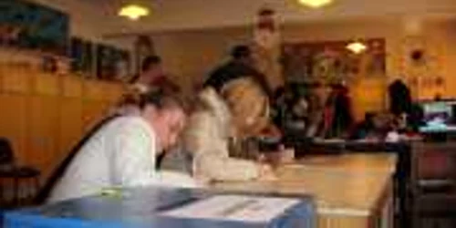 Bistriţenii au votat mai cu spor în turul doi 
