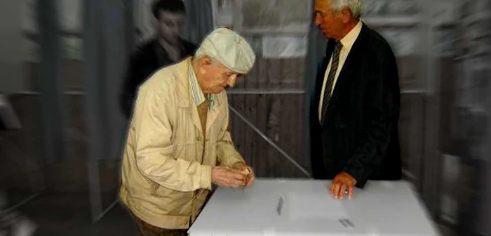 Bătrânii votează pentru tineri