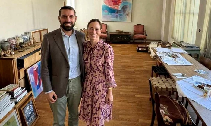 Alina Maria de Roumanie si Nicolae al Romaniei la Iacob Foundation   Instagram (1) jpg
