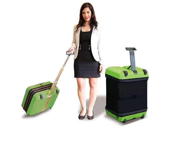 
    Valiza Fugu este rezistentă la impact şi impermeabilăFoto: Arhiva personală  