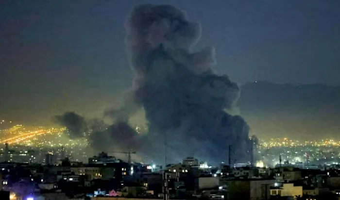 Bombardamente în Iran FOTO: AFP