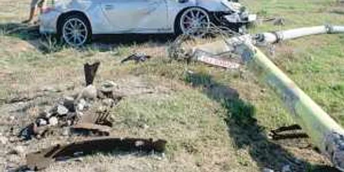 În urma accidentului afaceristul craiovean a decedat pe loc 
