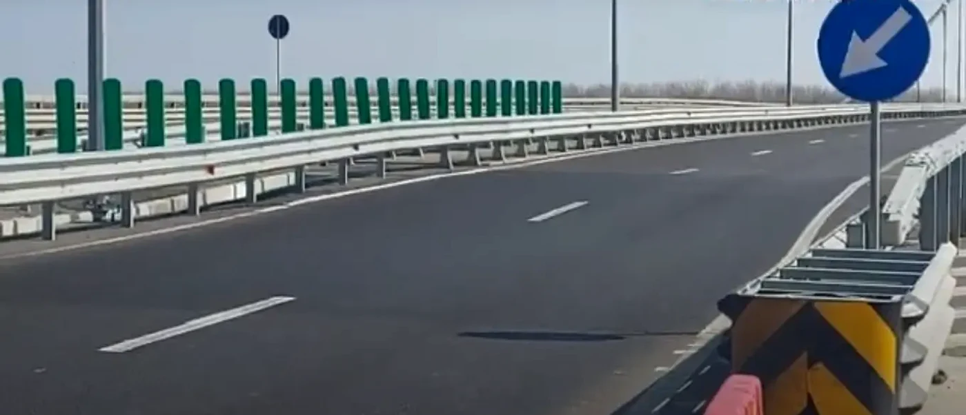 Așa arată acum podul de la Brăila FOTO captură video Monitorul de Brăila