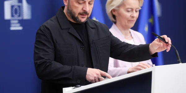 Zelenski  Bruxelles FOTO EPA EFE jpg