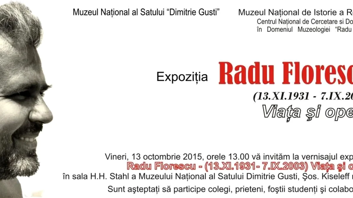 „Radu Florescu (13 11 1931 7 09 2003) Viaţa şi opera” la Muzeul Regiunii Porților de Fier jpeg